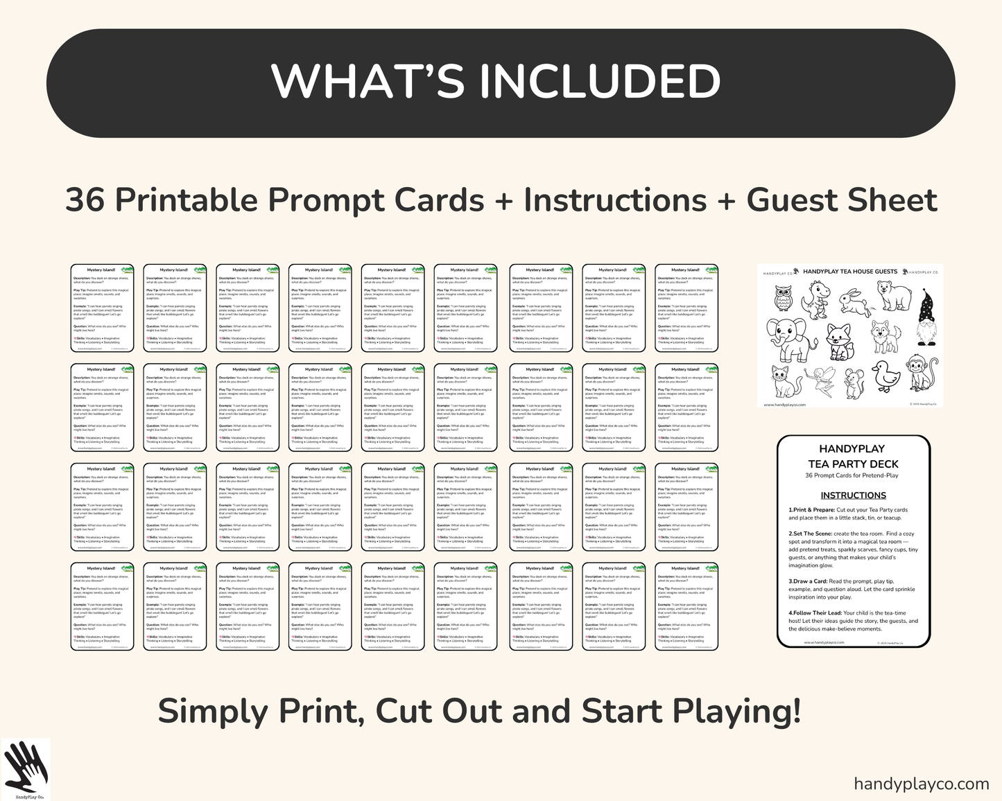 HandyPlay Tea Party Deck