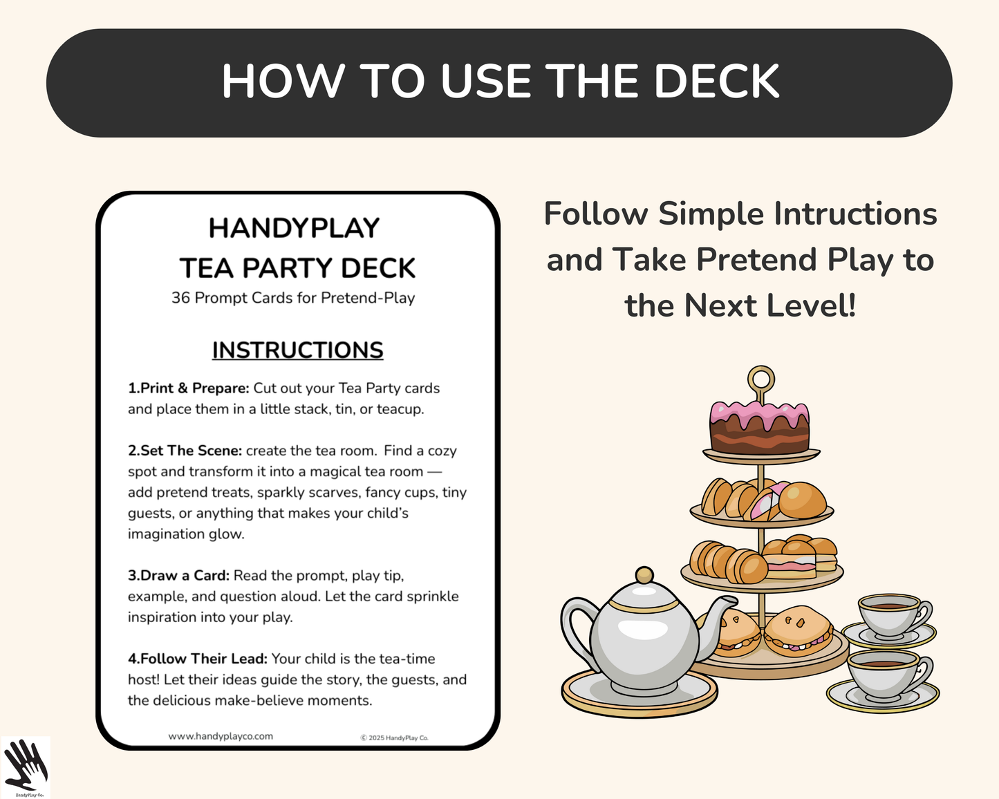 HandyPlay Tea Party Deck